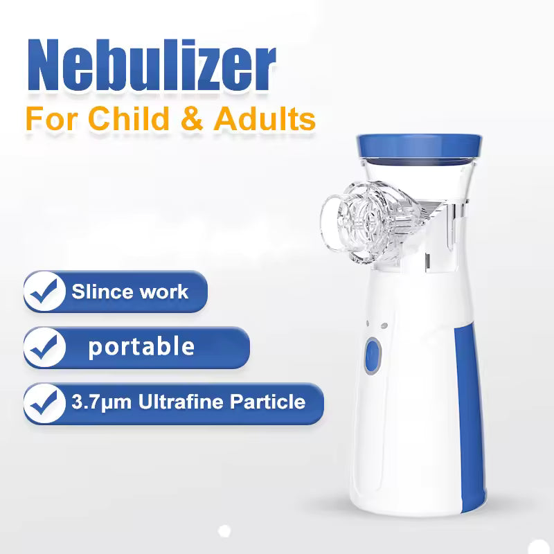 Hot Portable Inhale Nebulizer Mini Handheld Mesh Atomizer Silent Inalador Usb Autoclean Nebulizador Adult Automizer