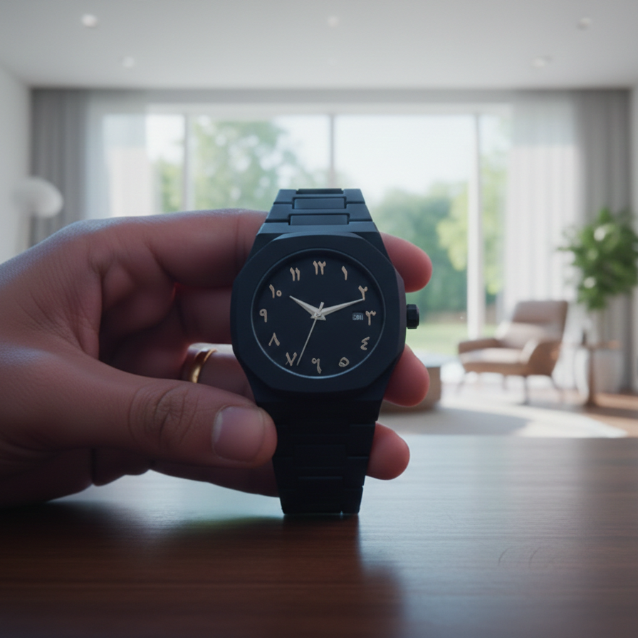 White Aura Watch Elegant Design Durable Build Comfortable Strap Clear Display Perfect For Daily Wear And Special Occasions