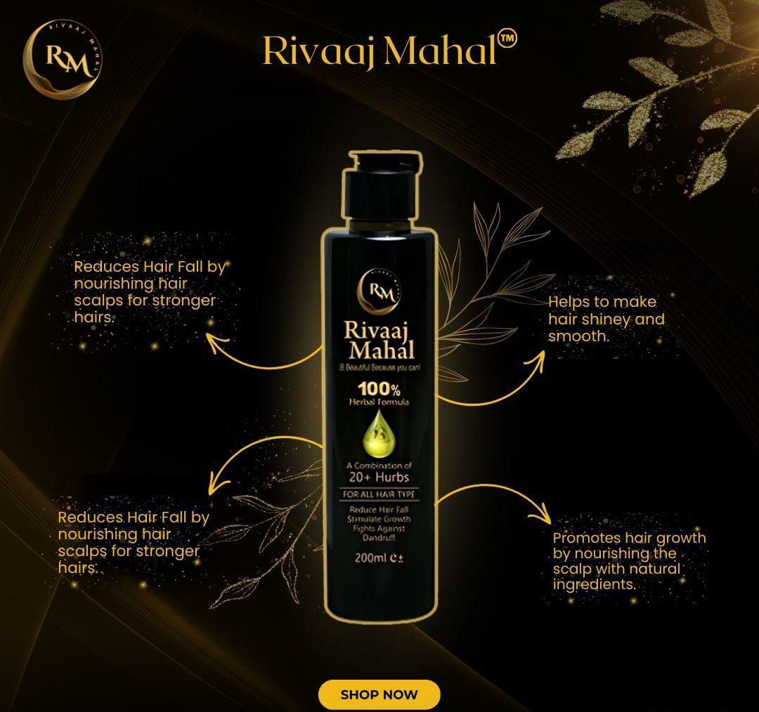 Rivaj Mahal Hair Oil Your Ultimate Hair Care Solution - 200ml